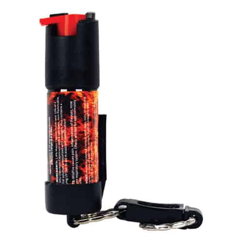 Wildfire 1.4% MC 1/2 oz pepper spray belt clip and quick release keychain - Image 2
