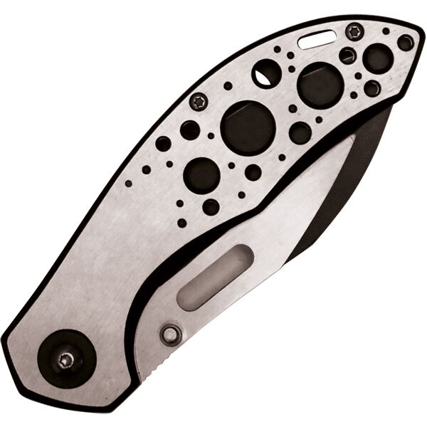 Assisted Open Folding Pocket Knife with Black Trim - Image 2